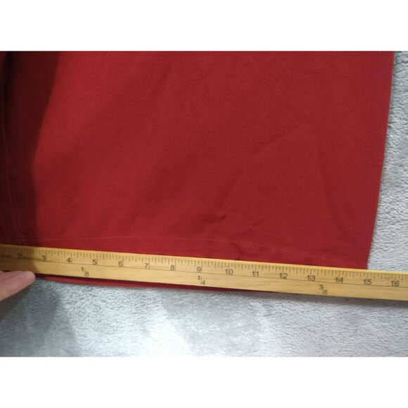 Torrid Pants Womens 6X Red Crepe Wide Leg Belted Pull On Stretch Career Casual - Picture 6 of 9